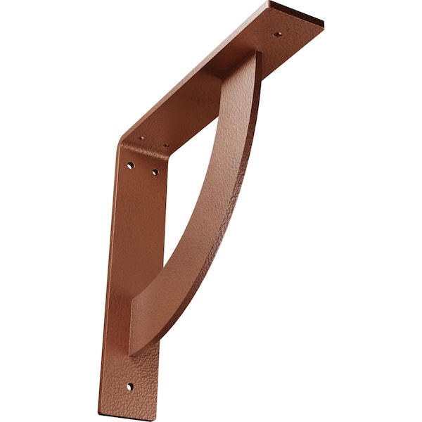 Ekena Millwork Bulwark Steel Bracket, Hammered Copper 2"W x 10"D x 10"H BKTM02X10X10BUHCO - main